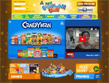 Tablet Screenshot of mycandymanclub.com